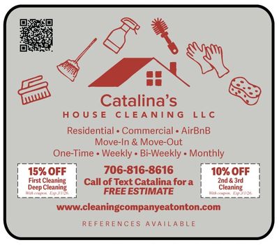catalina's house cleaning lake OCONEE coupons here
