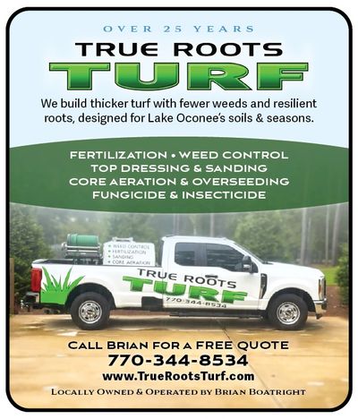 true Roots Turf lawn care Lkae oconee