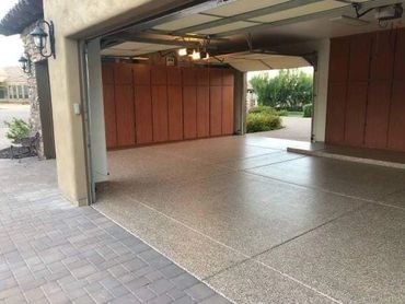 Flake Epoxy System Outdoors