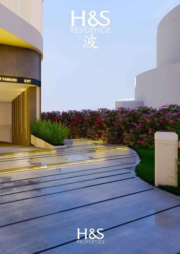 Secure parking area with ample spaces at H&S Residence.