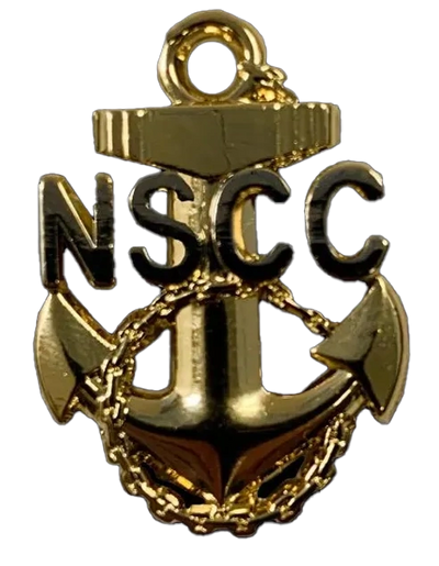 Naval Sea Cadet Corps Chief Petty Officer Rank Pin, also known as the Fouled Anchor.