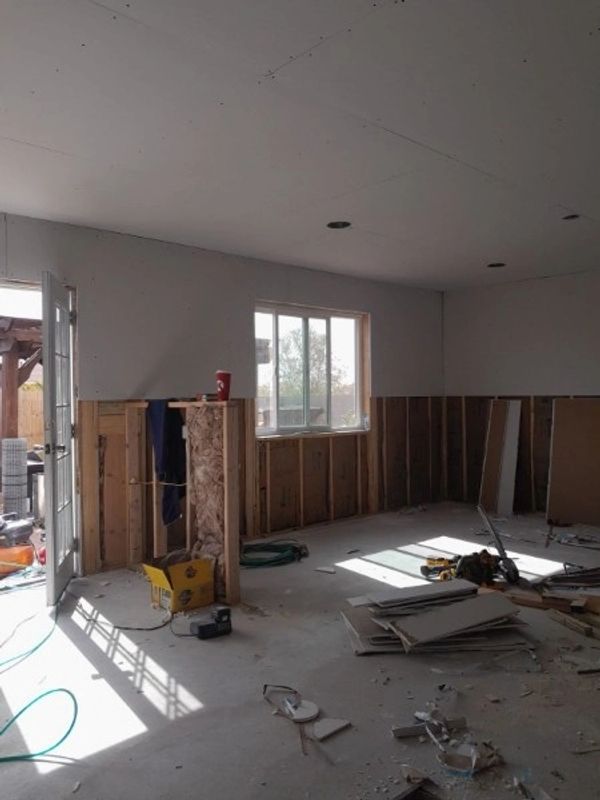 Sheetrock installation