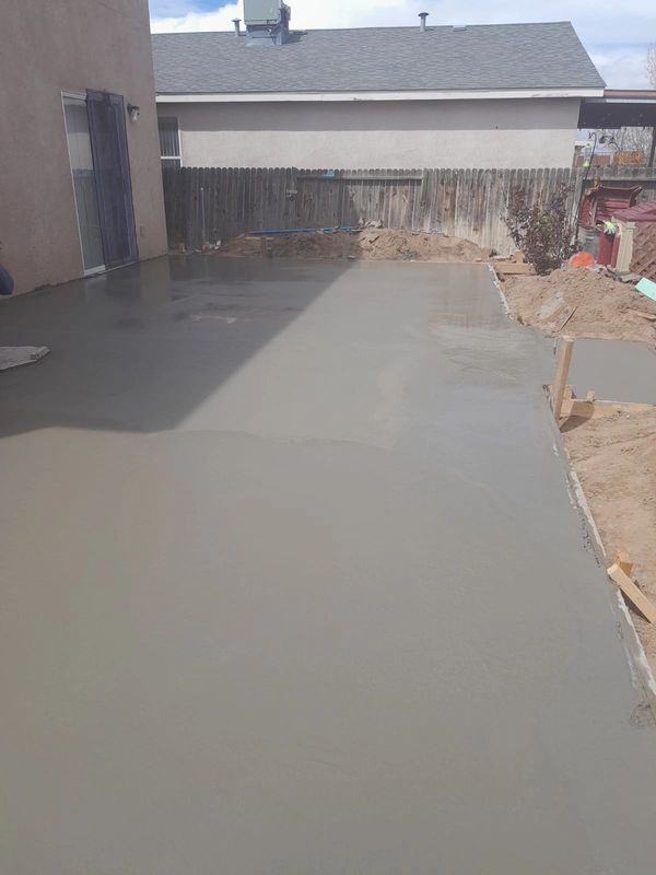 Pouring a Slab of concrete