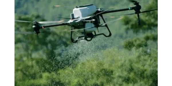 Fertilizer application with drone