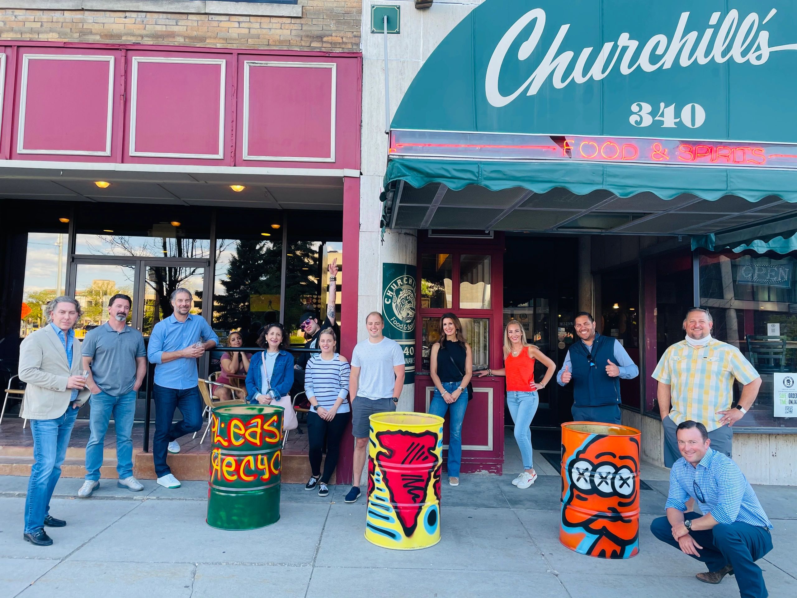 Fly fish River happy hour flint Churchill’s