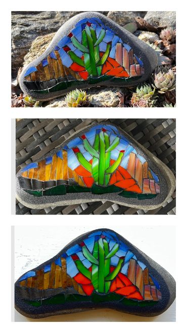 Saguaro in the sunset