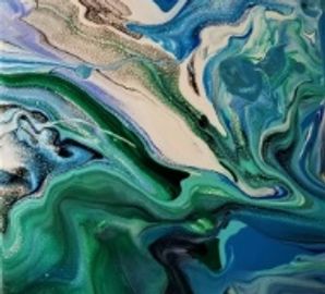 Come on out and explore the pour. We will work on one 10x10 canvas. (additional will be available fo