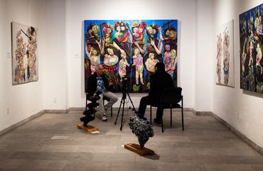 Rodney Zelenka en entrevista para prensa.