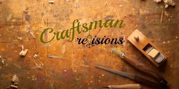 Craftsman revisions logo, wood cutting board, custom logo, custom woodworking, fine woodwork