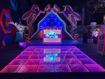LED dance floor in Austin
