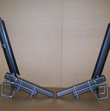 One kit is one pair. One adjustable guide for each side of your trailer.