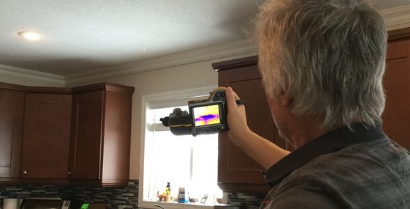 Infrared thermal imaging home inspection