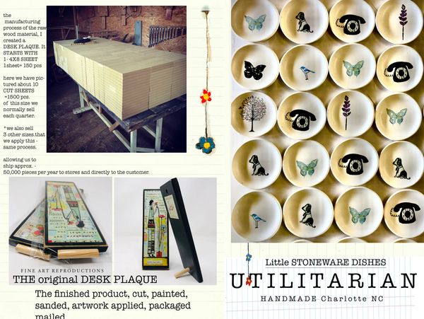 Manufacturing handmade products