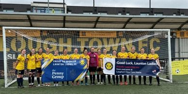 Team photo of Launton Ladies Team 2026 Plate Winners