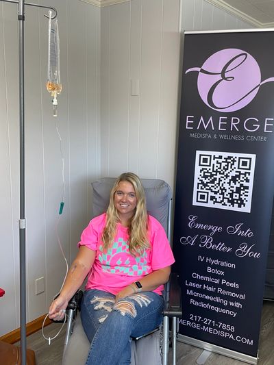 Now offering IV Hydration in Jacksonville, IL at Emerge MediSpa & Wellness Center Springfield, IL