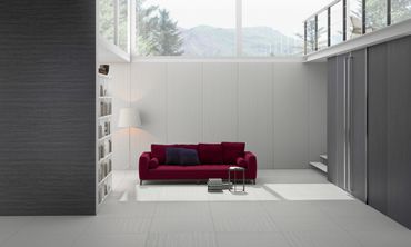 Coverlam large format tiles for wall and floors. Produced by Spanish Tile Factory Grespania.  Tiles