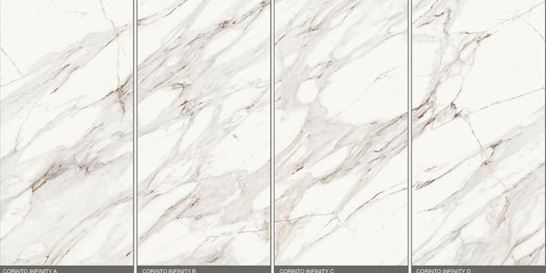 Coverlam large format tiles for wall and floors. Produced by Spanish Tile Factory Grespania.