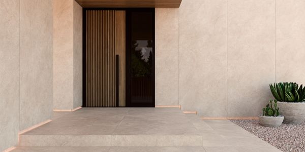 Coverlam large format tiles for wall and floors. Produced by Spanish Tile Factory Grespania.