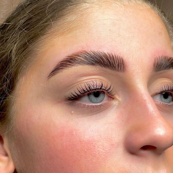 BROW LAMINATION AND LASH LIFT & TINT DONE BY ONE OF OUR AMAZING STUDENTS!