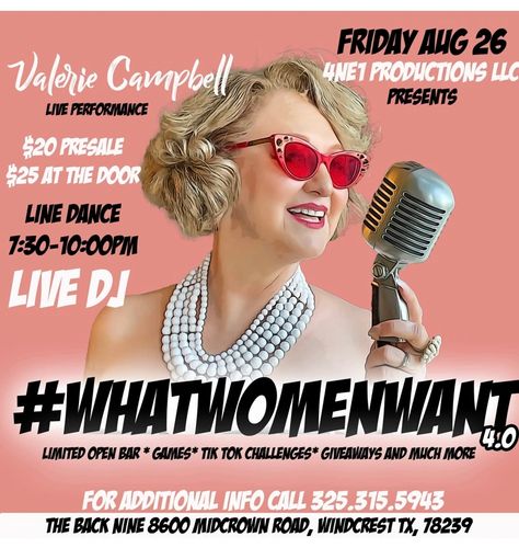 #whatwomenwant Wine Down 4.0.