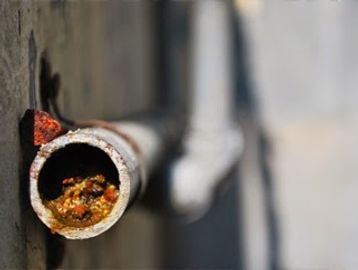 A/C drain line clogged