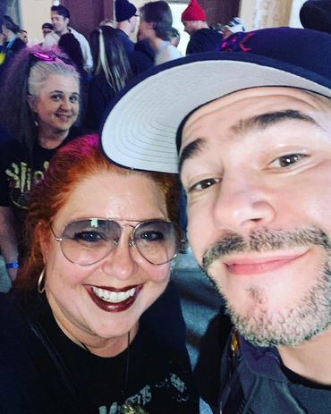 Rocky with GhostHunter Steve Gonsalves