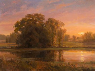 Mary Pettis, oil painter, expressive realism, plein air, realist landscape alla prima impressionist.