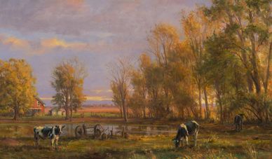 Mary Pettis, oil painter, expressive realism, plein air, realist landscape alla prima impressionist.