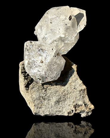Herkimer Diamond on matrix from Mohawk Valley Mineral Mine