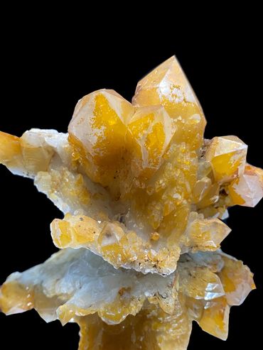 Iron Oxide on Quarts from Connecticut