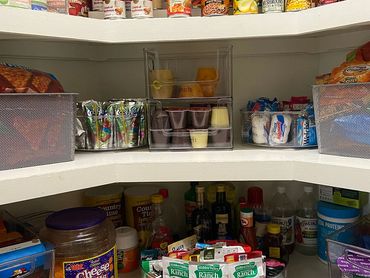 pantry organization by professional organizer Indianapolis