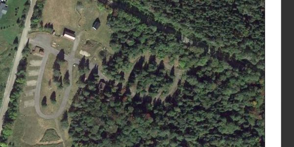 Aerial view of campground.