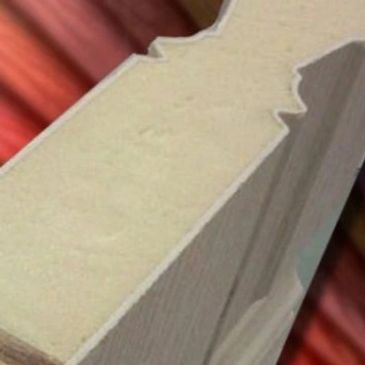 GRP Composite Doors with an inner layer of thermally efficient foam.
