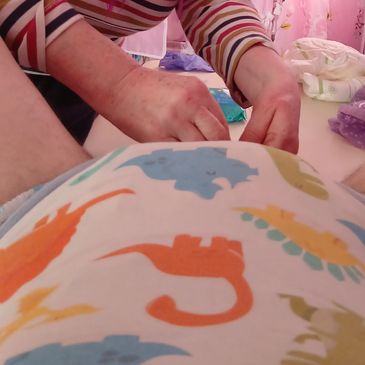 Nappy change for baby