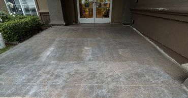 Ivy Park Senior Living, Mission Viejo, CA. Elite Crete texture pave stamped overlay. Big O Flooring.
