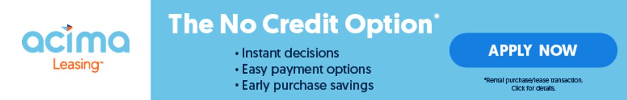 The No Credit Option Banner