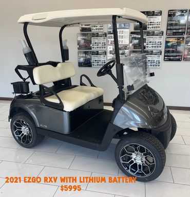 2021 EZGO RXV with Lithium Battery