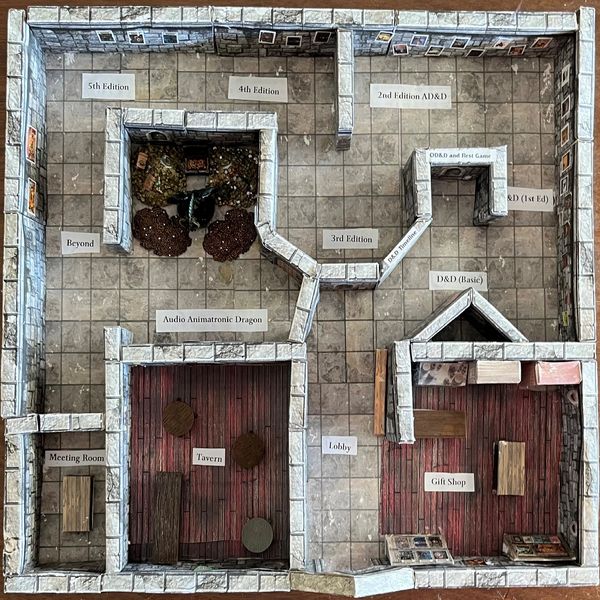 Draft of interior floorplan