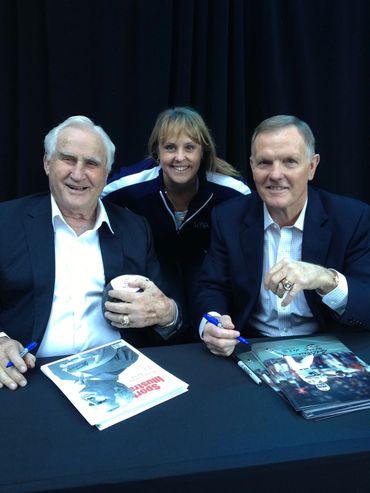 Kim Collins, Don Shula and Bob Griese