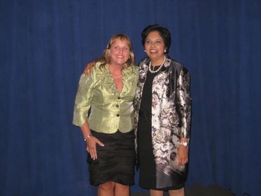 Kim Collins, and former PepsiCo CEO, Indra Nooyi