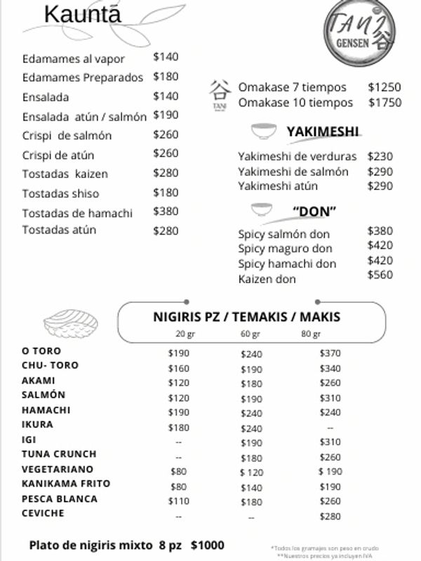 Menu Kosher Parve .
contamos con la supervisión KMD MAGEN DAVID BISHUL ISRAEL .