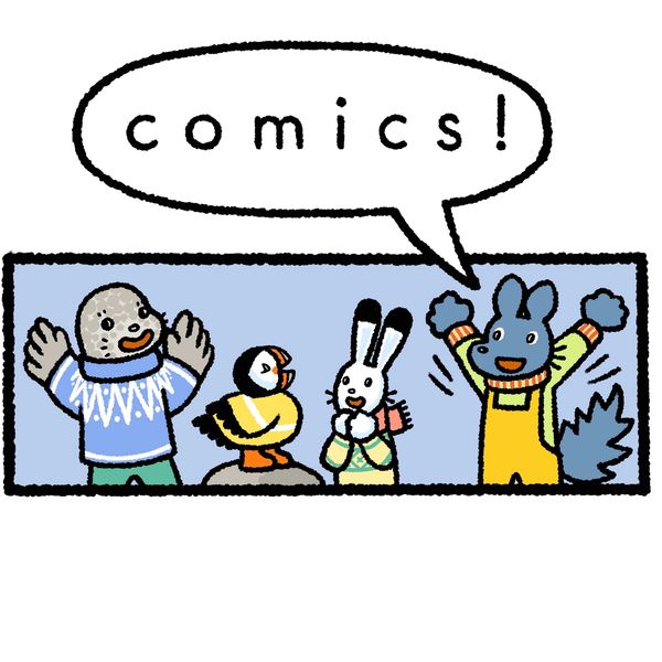 COOL BUDS characters looking happy