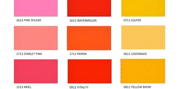 Off-Shore Nylon/Spandex. Off-Shore Poly/Spandex.