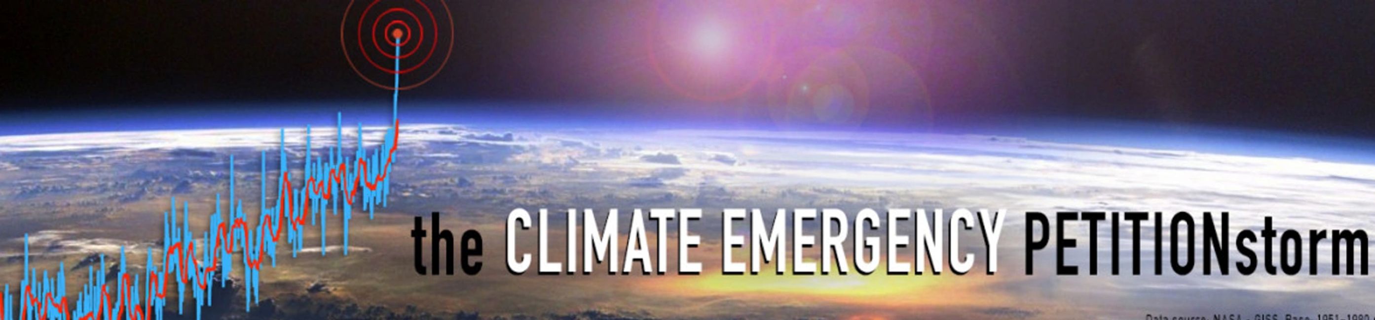 the Climate Emergency Petition Storm
