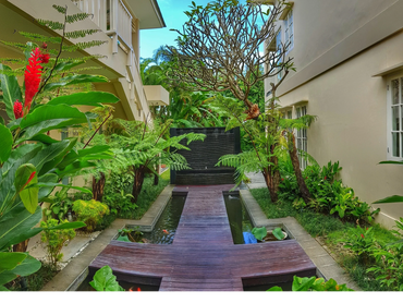 Beautiful Bali landscape gardens by GHS Bali contractor