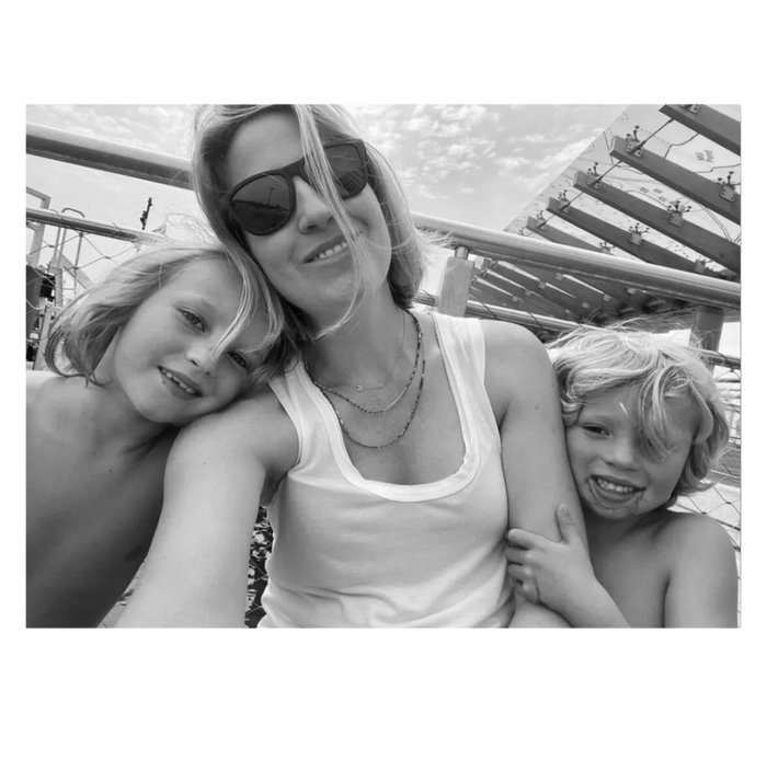 Anna with her two boys, Max & Freddie