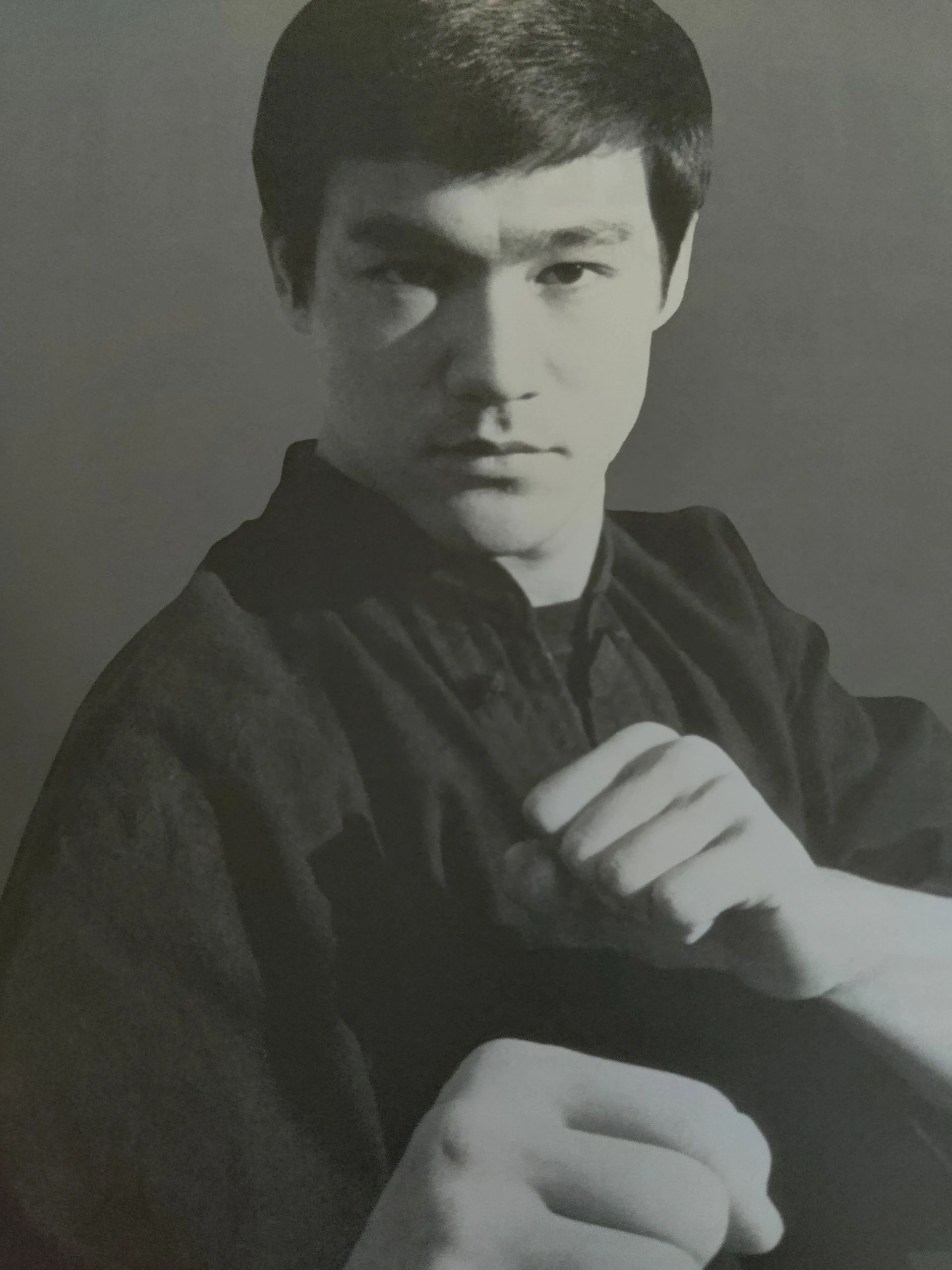 Bruce Lee Portrait from the book "Tao of Jeet Kune Do"; used for quote.