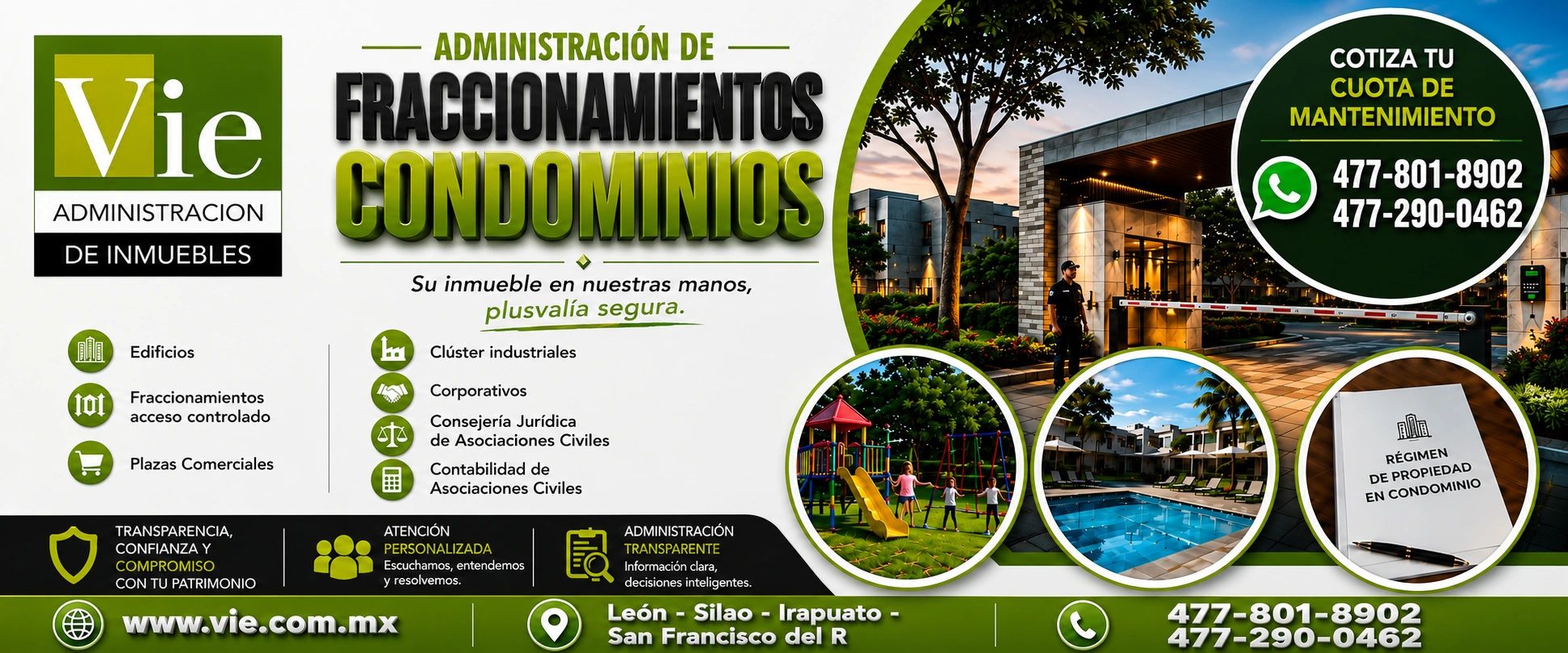 EMPRESA DE ADMINISTRACION DE CONDOMINIOS Y FRACCIONAMIENTOS EN LEON GUANAJUATO