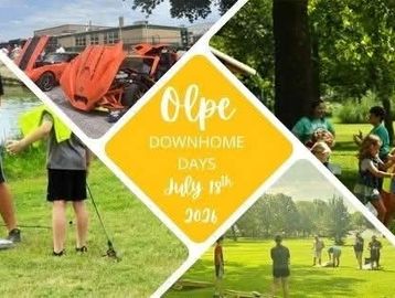 Event poster for Olpe Downhome Days 2016.