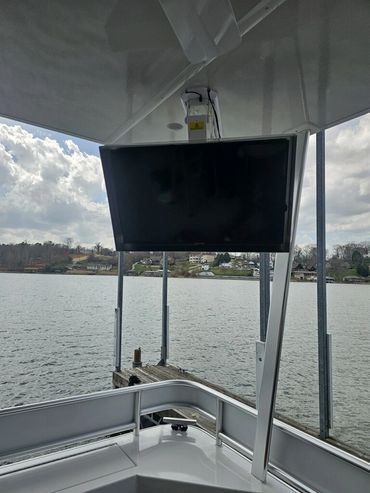 Boat TV mounting
